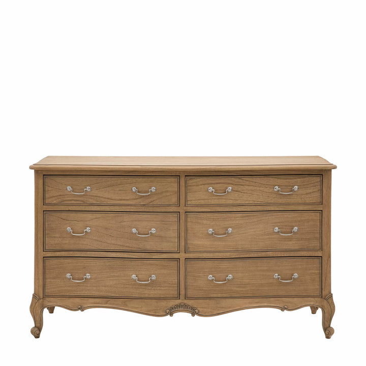 Genevieve 6 Drawer Chest – Weathered Finish