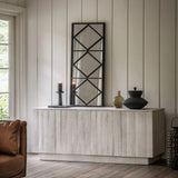 Girisha 4 Door Sideboard – Whitewash