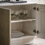 Girisha 4 Door Sideboard – Whitewash