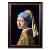 Girl with a Pearl Earring by Johannes Vermeer – Oxford Framed Print
