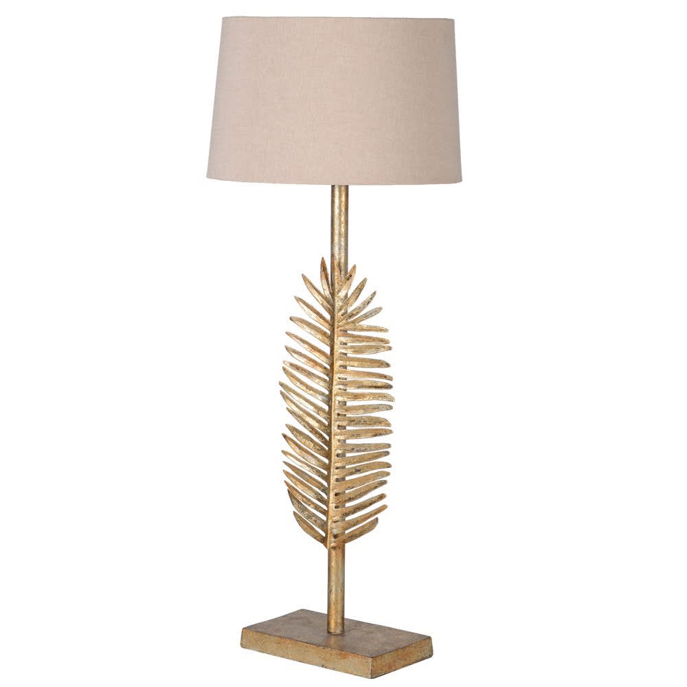 Gold Palm Leaf Lamp – Excess Stock