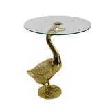 Golden Duck Side Table