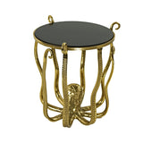 Golden Octopus Side Table