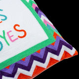Good Vibes or Good Byes Needlepoint Cushion