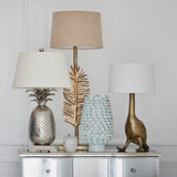 Gold Palm Leaf Lamp – Excess Stock