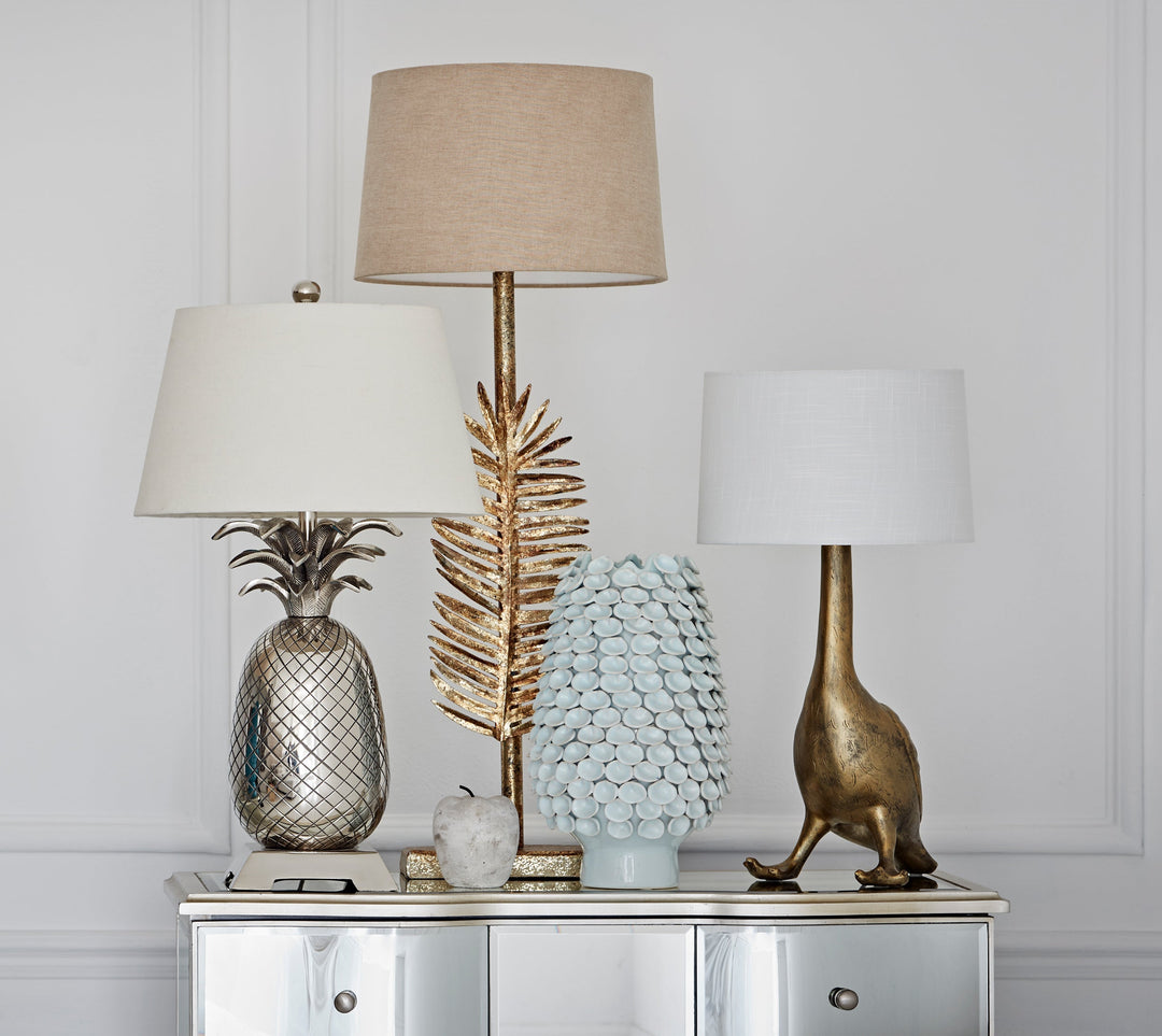 Gold Palm Leaf Lamp – Excess Stock