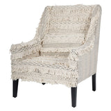 Libra Interiors Tufted Rug Occasional Chair