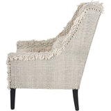 Libra Interiors Tufted Rug Occasional Chair