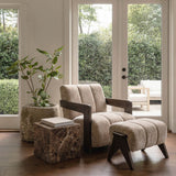 OTI Hudson Footstool – Porcelain