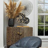Hackney Cocoon Lounge Chair – Antique Black Leather