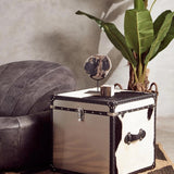 Hackney Cocoon Lounge Chair – Antique Black Leather