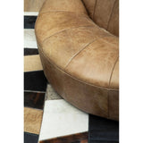 Hackney Cocoon Lounge Chair – Light Brown Leather