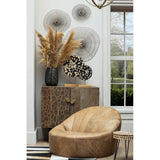 Hackney Cocoon Lounge Chair – Light Brown Leather