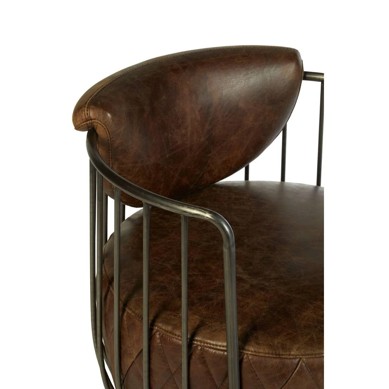 Hackney Swivel Chair – Brown