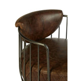 Hackney Swivel Chair – Brown