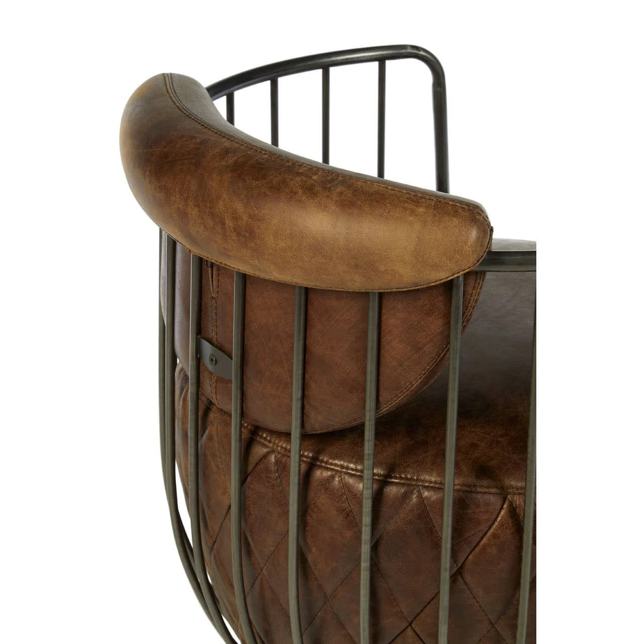 Hackney Swivel Chair – Brown