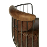 Hackney Swivel Chair – Brown