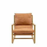 Harbour Leather Chair – Vintage Brown