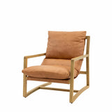 Harbour Leather Chair – Vintage Brown