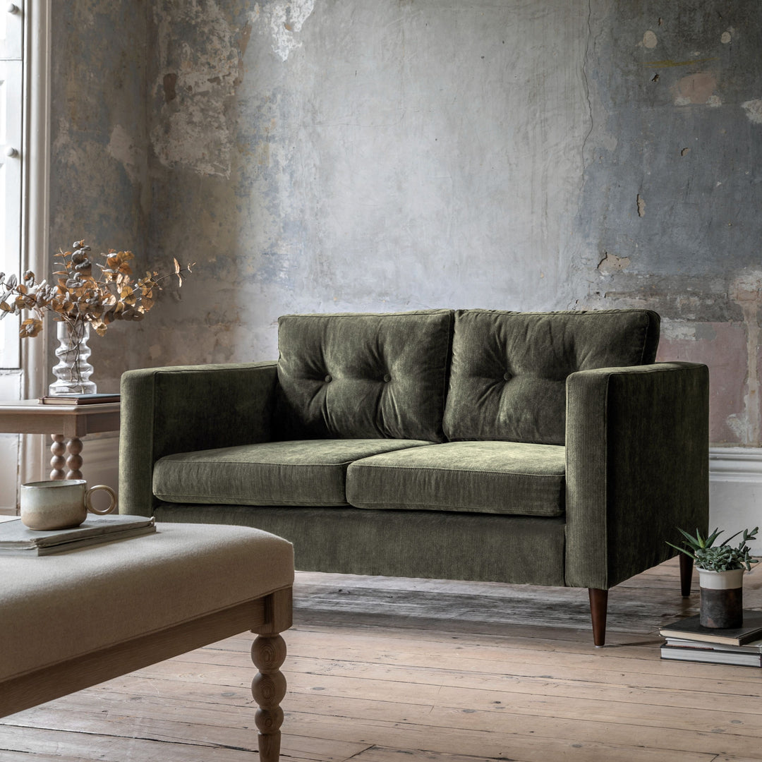 Harland 2-Seater Sofa – Forest Green