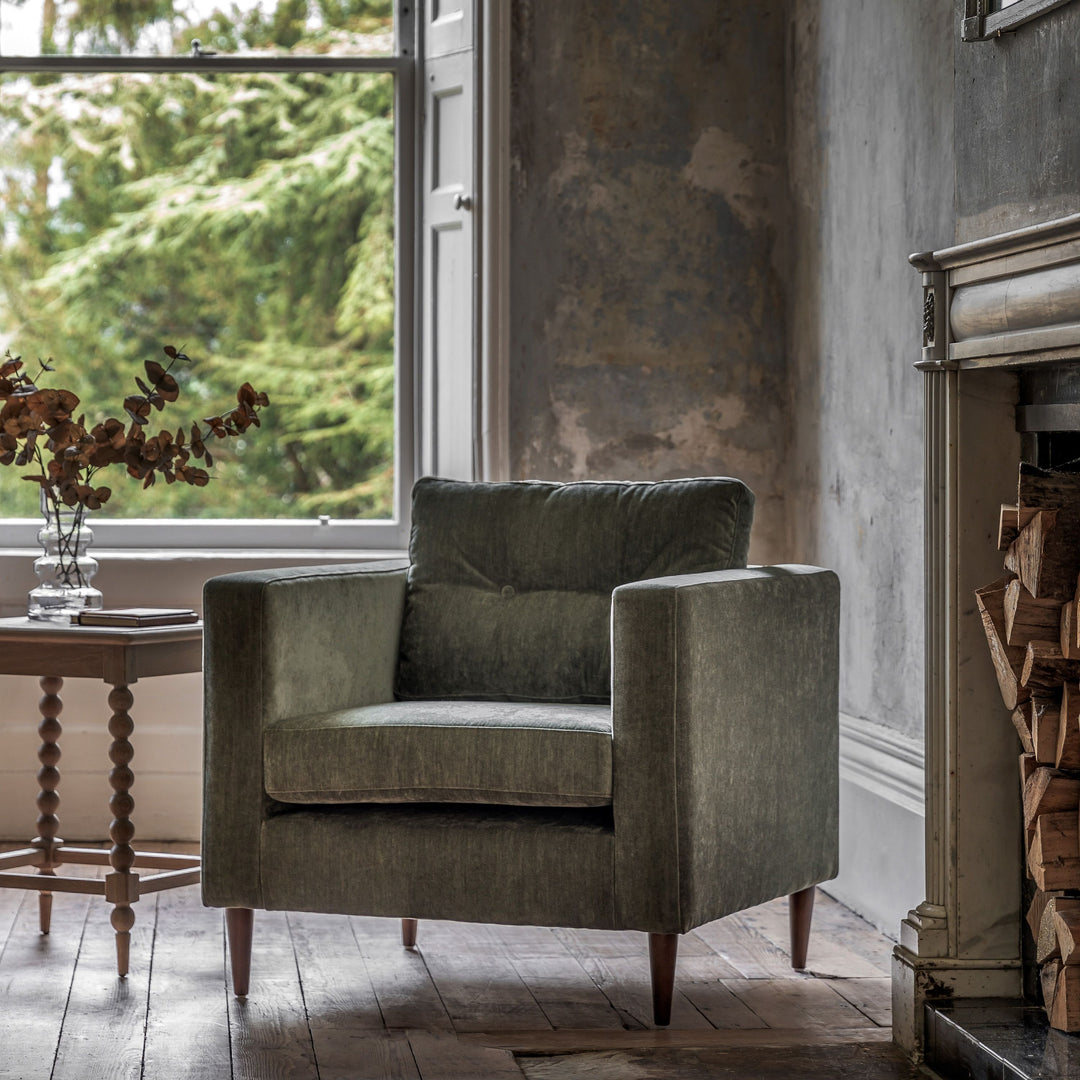 Harland Armchair – Forest Green