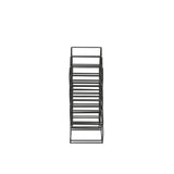 Light & Living Salbris Wine Rack in Matt Black – Large