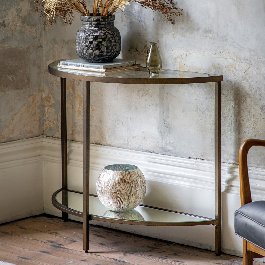 Hensley Console Table – Bronze