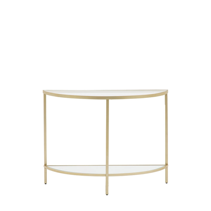 Hensley Console Table – Champagne Gold