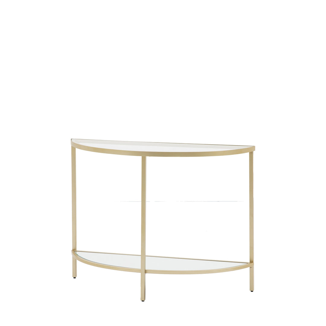 Hensley Console Table – Champagne Gold