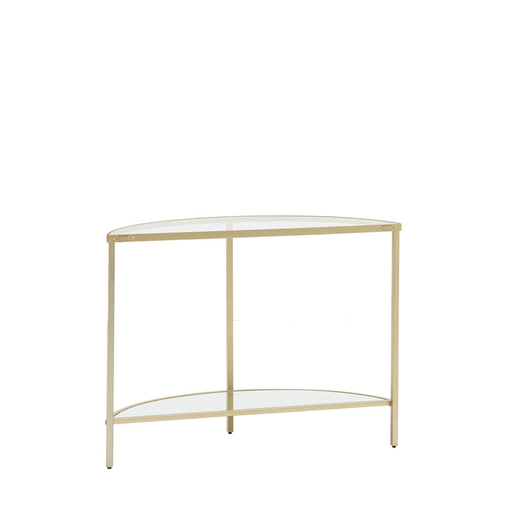 Hensley Console Table – Champagne Gold