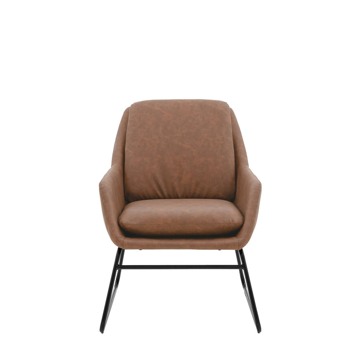 Hicks Lounge Chair – Brown