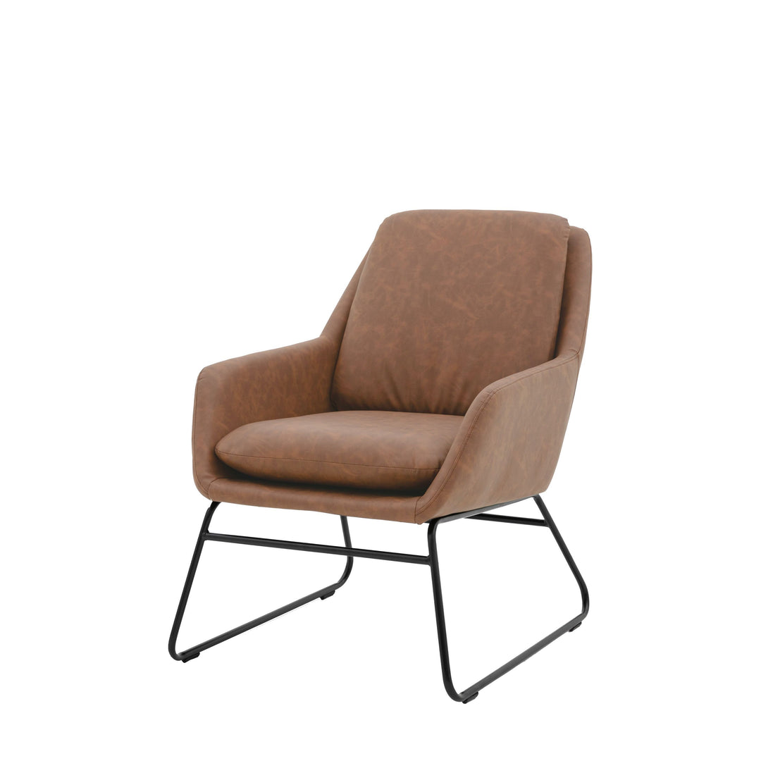 Hicks Lounge Chair – Brown