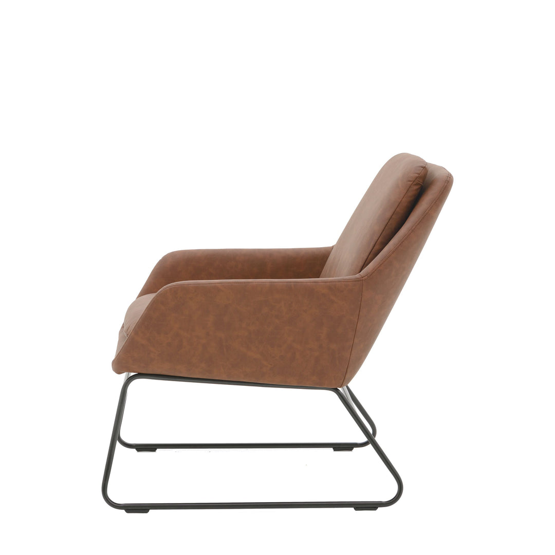 Hicks Lounge Chair – Brown