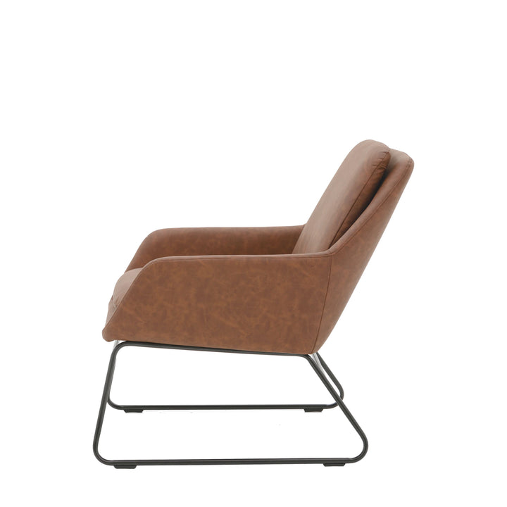 Hicks Lounge Chair – Brown