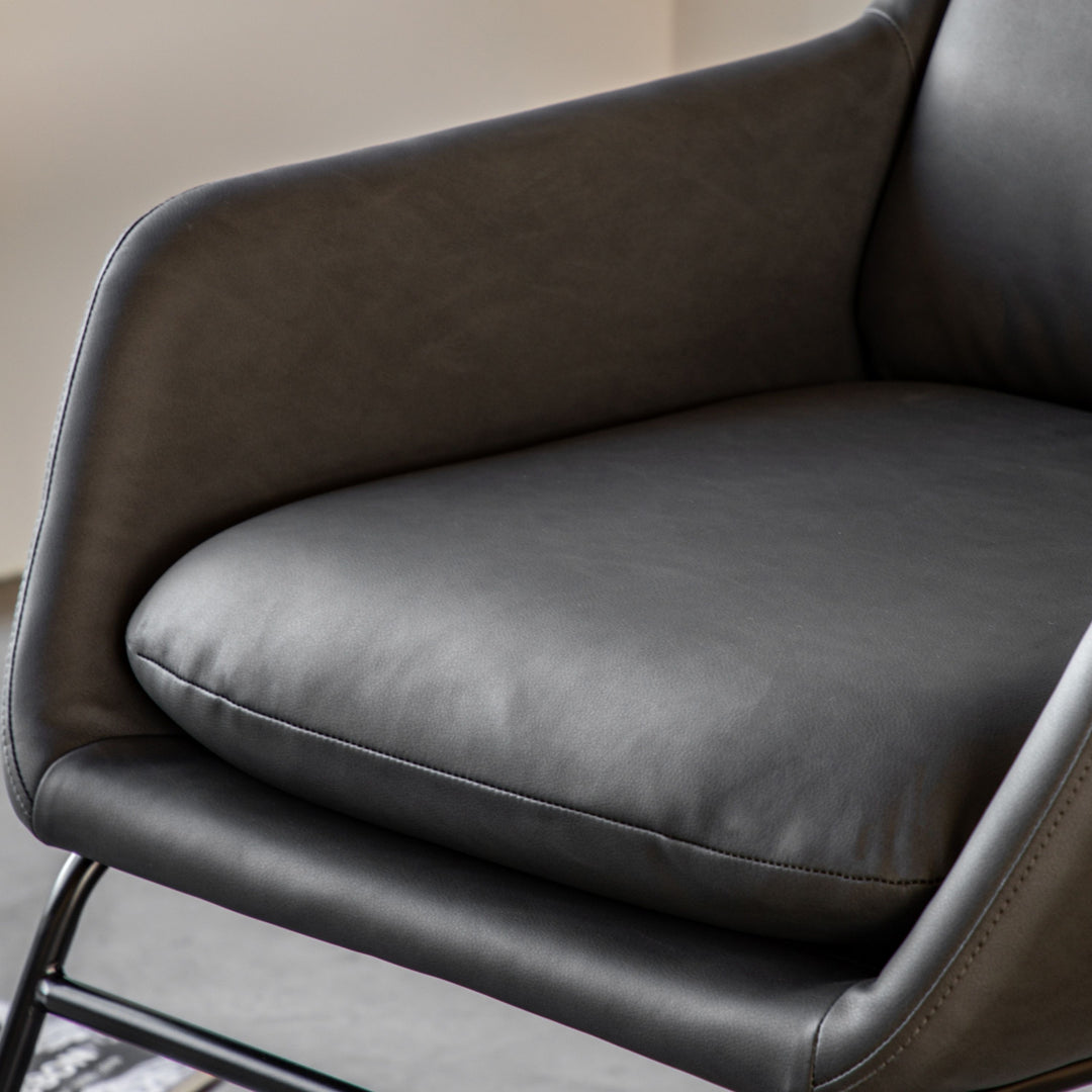 Hicks Lounge Chair – Charcoal