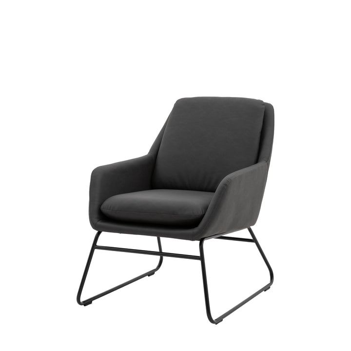 Hicks Lounge Chair – Charcoal