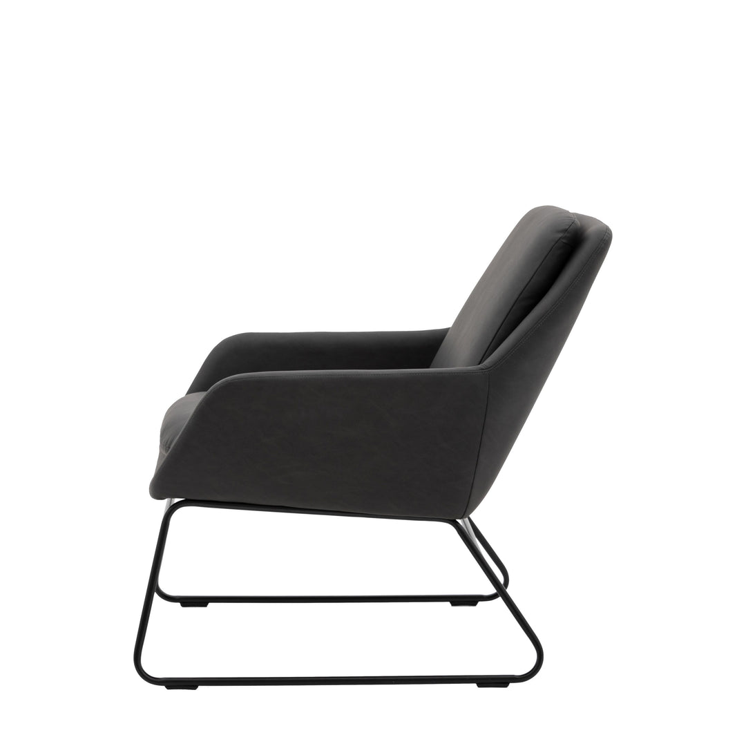 Hicks Lounge Chair – Charcoal