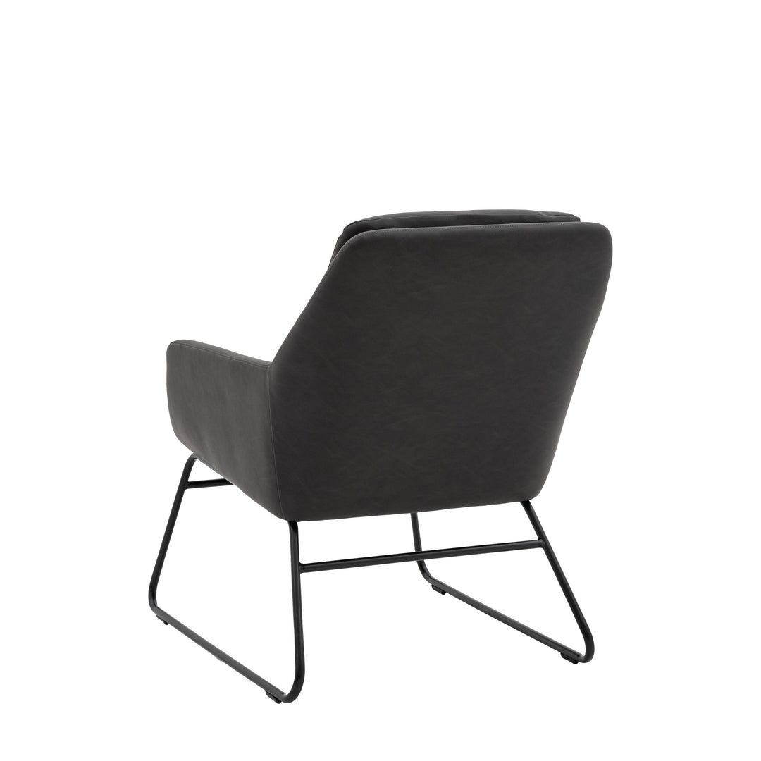 Hicks Lounge Chair – Charcoal