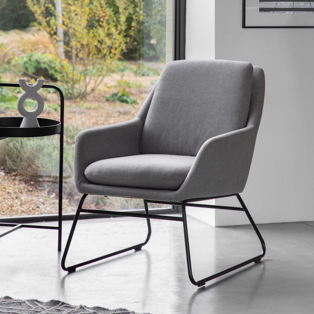 Hicks Lounge Chair – Grey