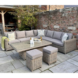 Hill Interiors Amalfi Outdoor Corner Sofa Set