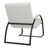 Hill Interiors Boucle Ribbed Ark Chair