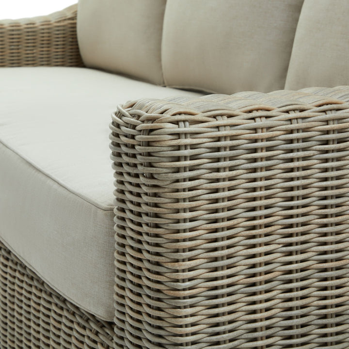 Hill Interiors Capri Collection Outdoor Sofa – 3 Seater