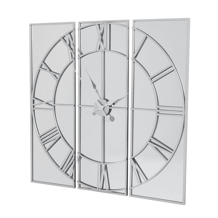 Hill Interiors Celina Mirrored Wall Clock