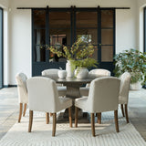 Hill Interiors Compton Dining Chair – Cream Boucle
