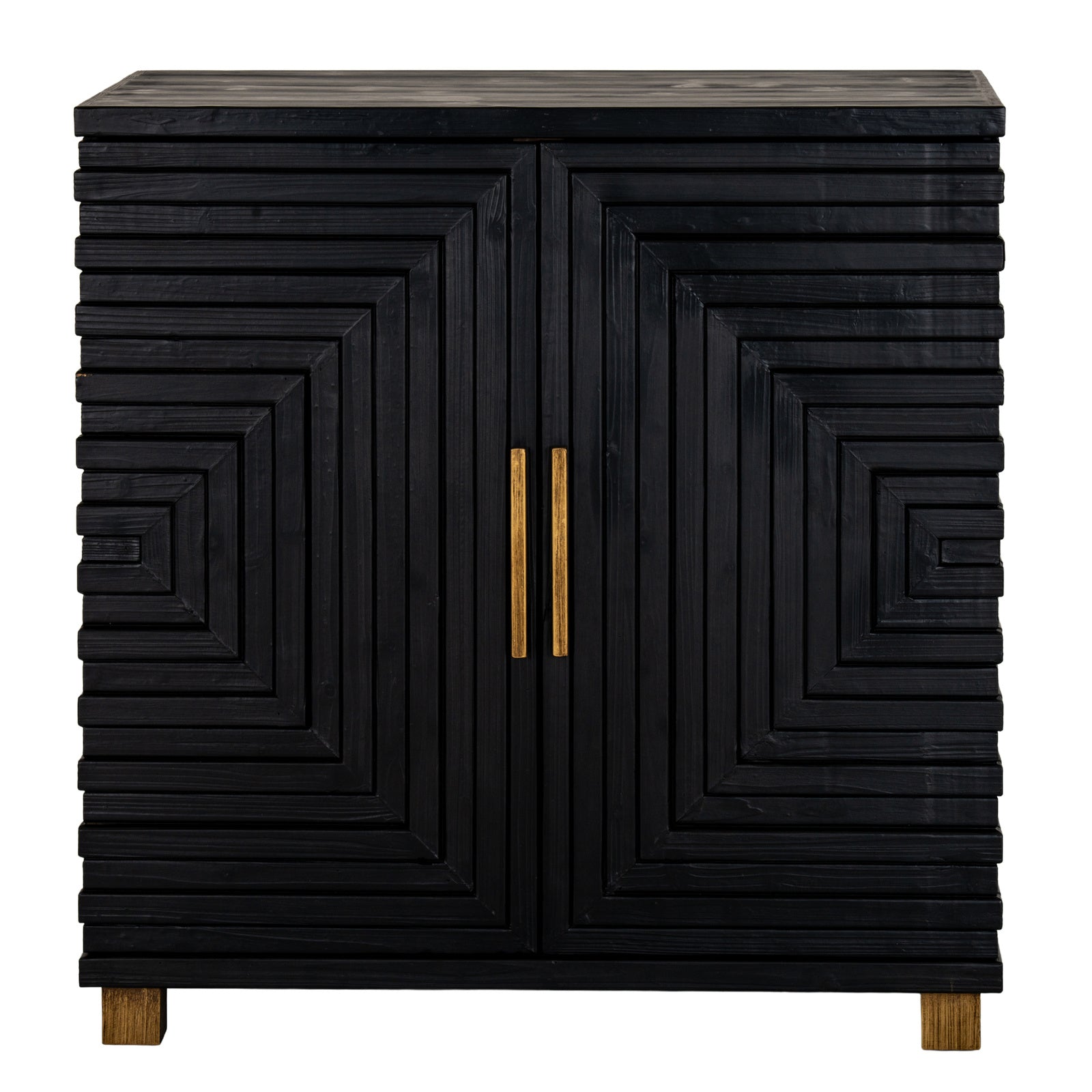 Hill Interiors Lennox 2 Door Sideboard - Black - Small