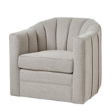 Hill Interiors Lily Swivel Chair – Oatmeal Twill
