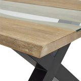 Hill Interiors Live Edge River Coffee Table – Light Acacia