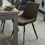 Hill Interiors Malmo Dining Chair – Coffee