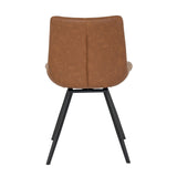 Hill Interiors Malmo Swivel Dining Chair – Tan