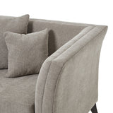Hill Interiors Vesper Cushion Back Snuggle Chair – Taupe